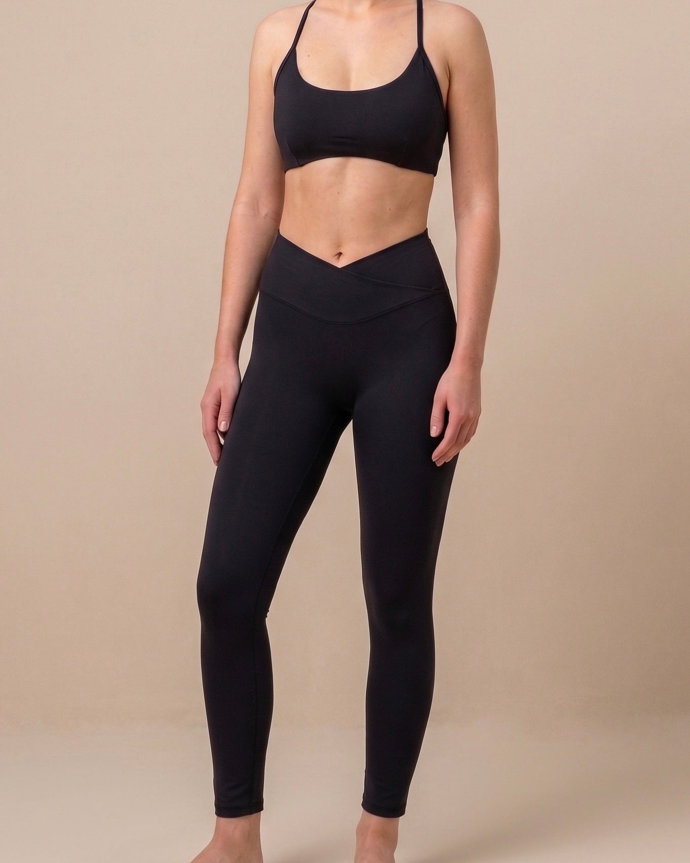 Legging Croisé ⅞ | Noir