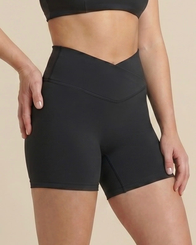 Short Croisé | Noir