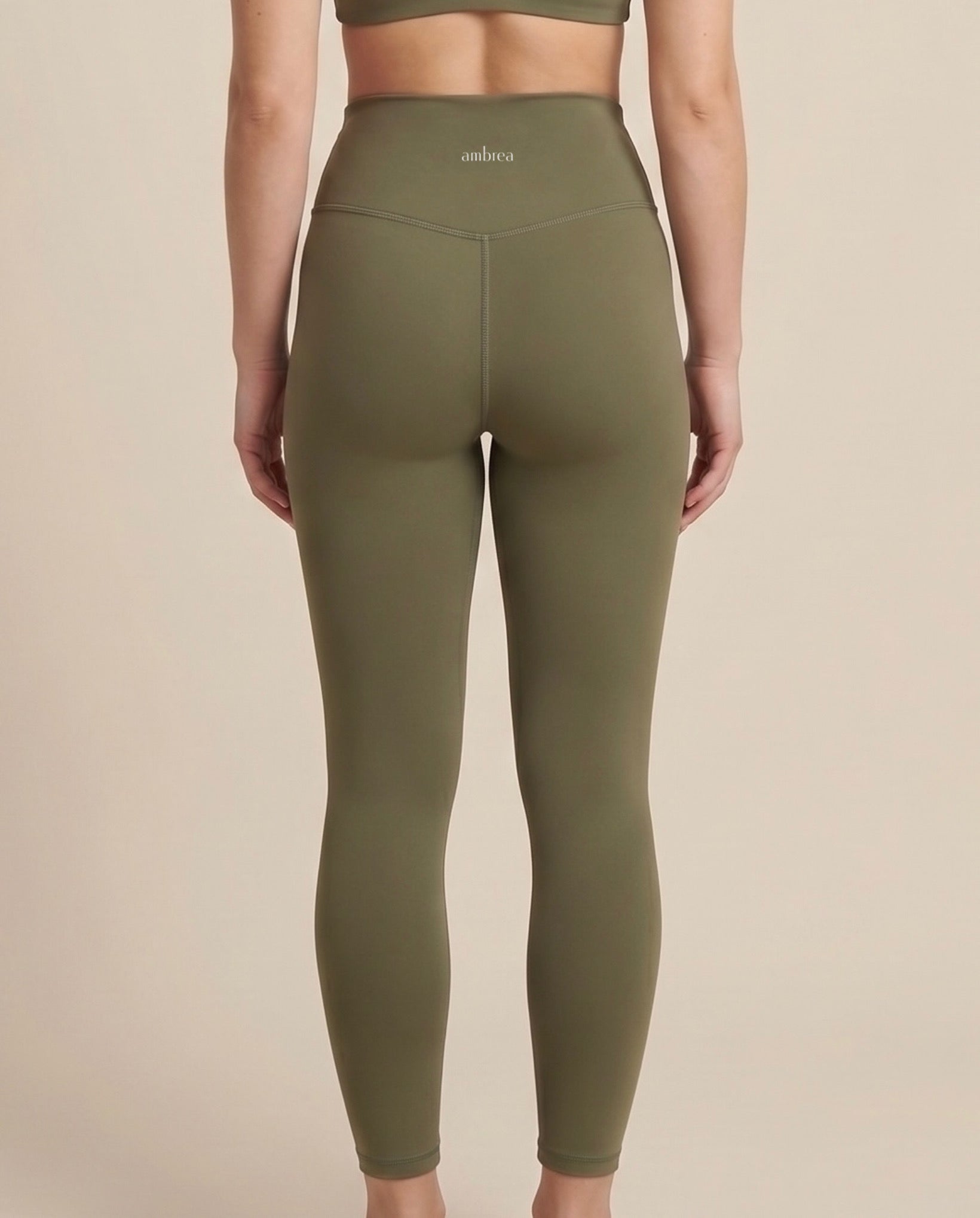 Legging Croisé ⅞ | Vert Olive