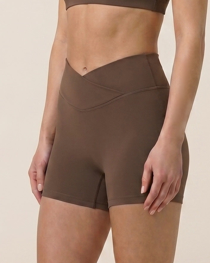 Short Croisé | Brun Moka
