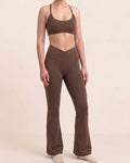 Legging Évasé | Brun Moka